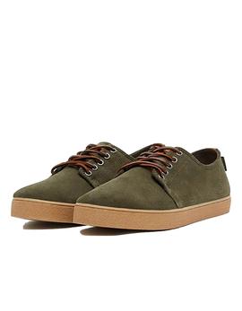 HIGBY SUEDE HYDRO GREEN TAUPE