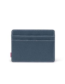 CHARLIE CARDHOLDER BLUE MIRAGE/WHITE STITCH