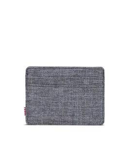 CHARLIE CARDHOLDER RAVEN CROSSHATCH