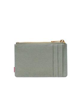 OSCAR CARDHOLDER SEAGRASS/WHITE STITCH