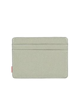 CHARLIE CARDHOLDER Seagrass/White stitch