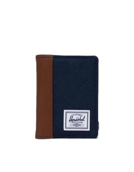 GORDON WALLET  NAVY/TAN