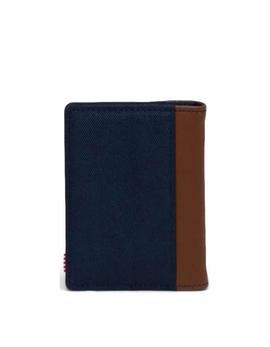 GORDON WALLET  NAVY/TAN