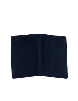 GORDON WALLET  NAVY/TAN