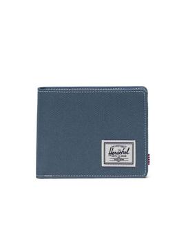 ROY COIN WALLET Blue Mirage/White Stitch