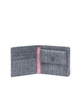 ROY COIN WALLET RAVEN CROSSHATCH