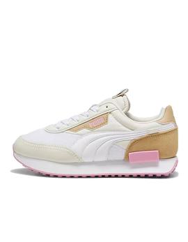 FUTURE RIDER PASTEL WHITE-MAUVE