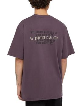 DICKIES STAMP TEE SS PLUM PERFECT