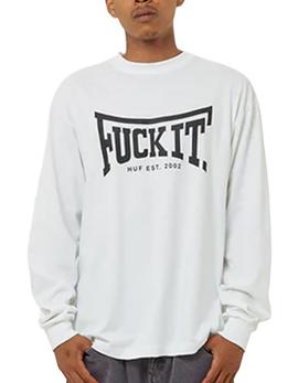 THROWING HANDS L/S TEE WHITE