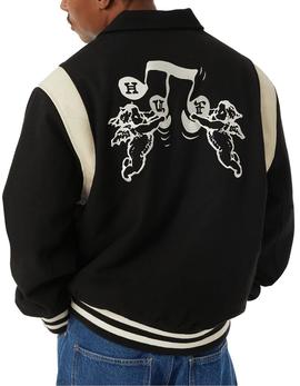 SONG VARSITY JACKET BLACK